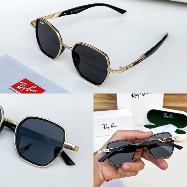 Ray_ban gold black 3622