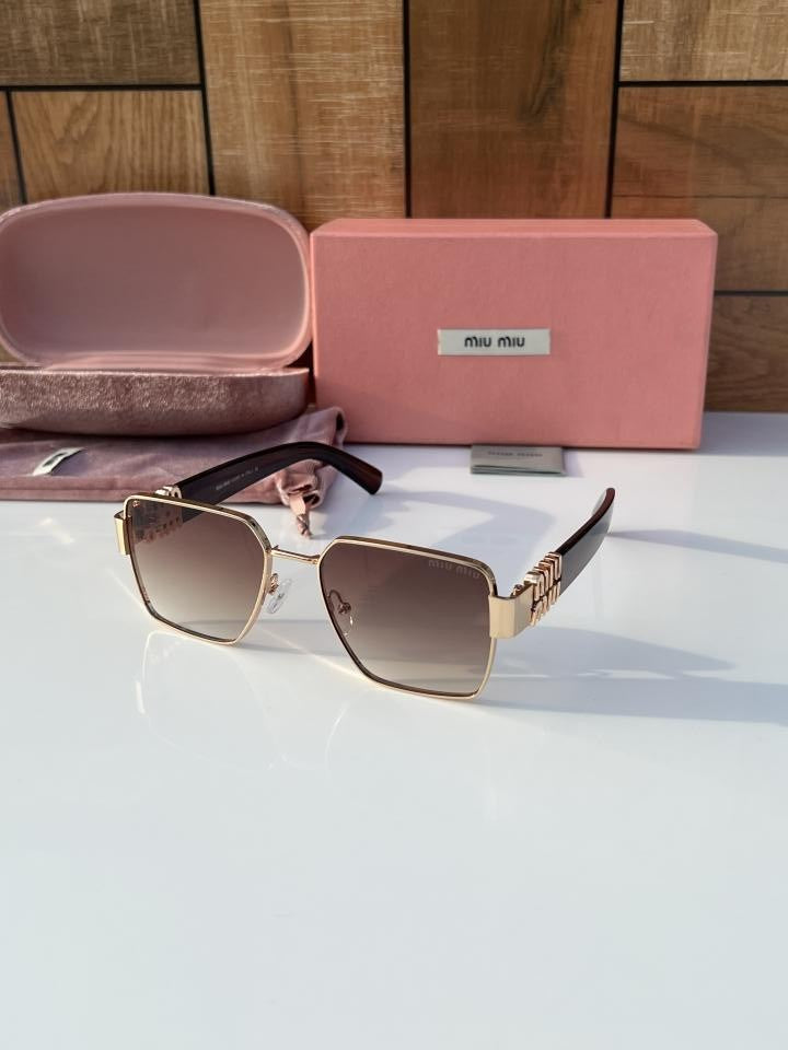 Miu miu 720 gold brown