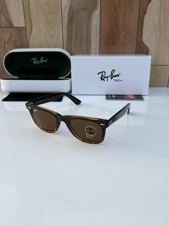 Rayban 2140 slant black tiger brown