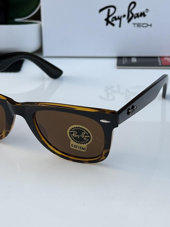 Rayban 2140 slant black tiger brown