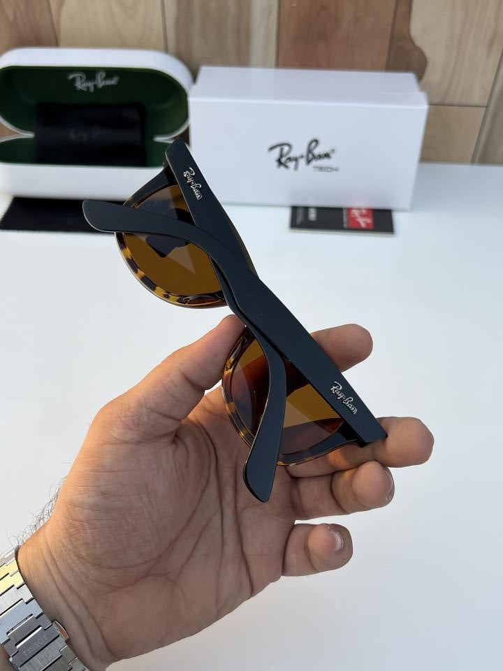 Rayban 2140 slant black tiger brown